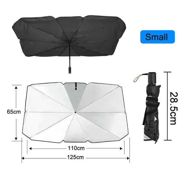 Car Sunshade Umbrella Style Front Glass Sunscreen Heat Insulation