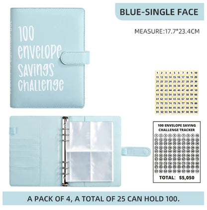 100 Envelope Savings Challenge Binder